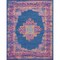 Homeroots 8 x 10 ft. Blue & Pink Medallion Area Rug 385256 - alternate 1
